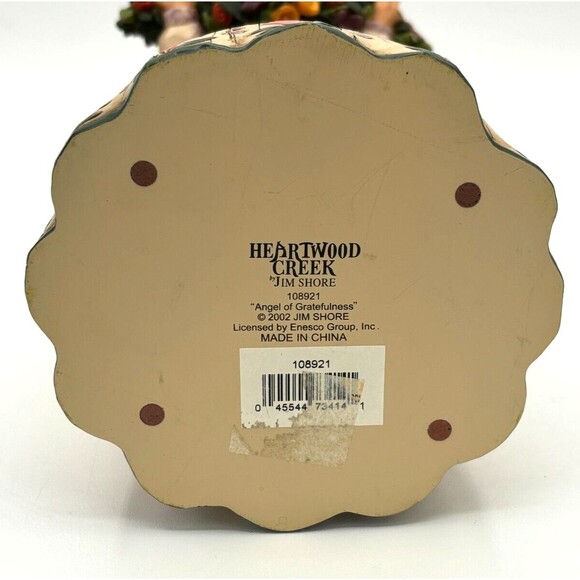 Jim Shore Angel Of Gratefulness 2002 Figurine B108921 Heartwood Creek 10.5" Tall - Picture 9 of 16